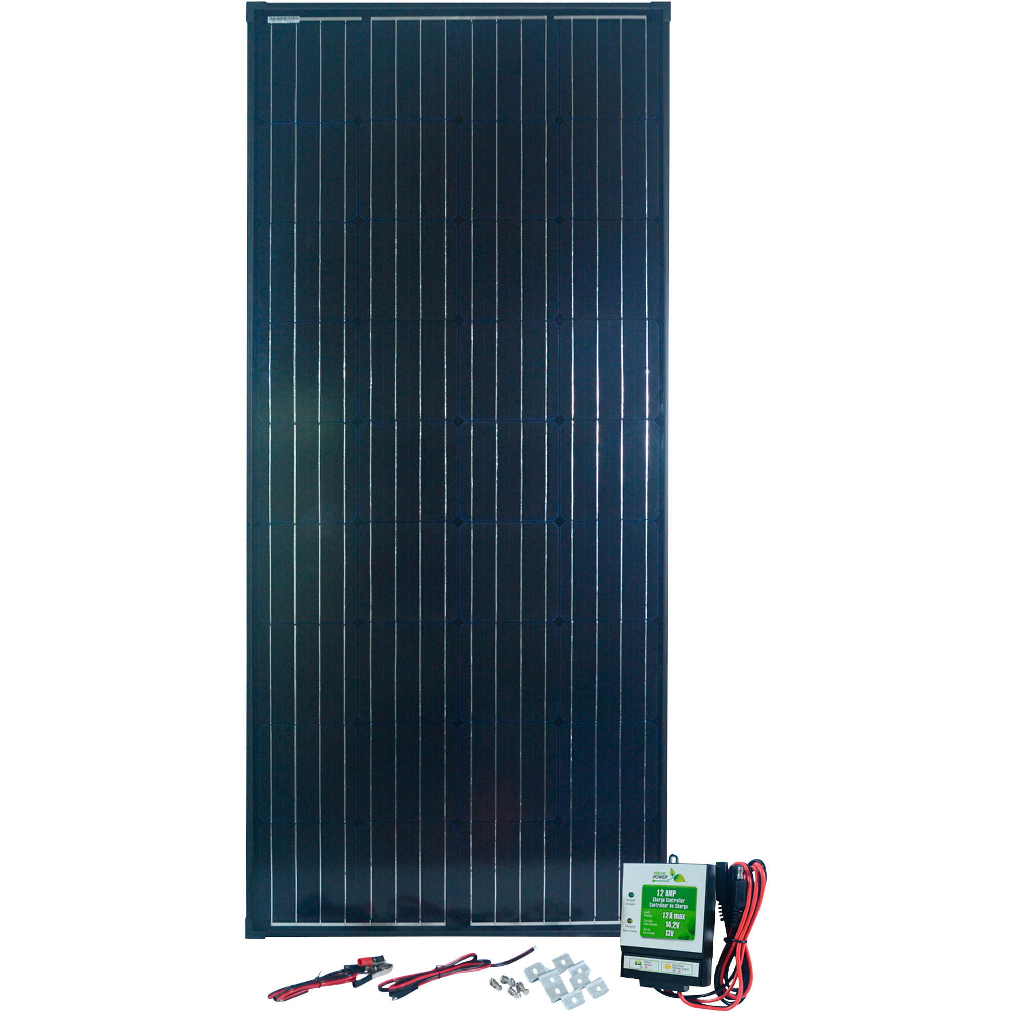 Nature Power Solar Panel with Charge Controller, 180 Watts, Model# 53180